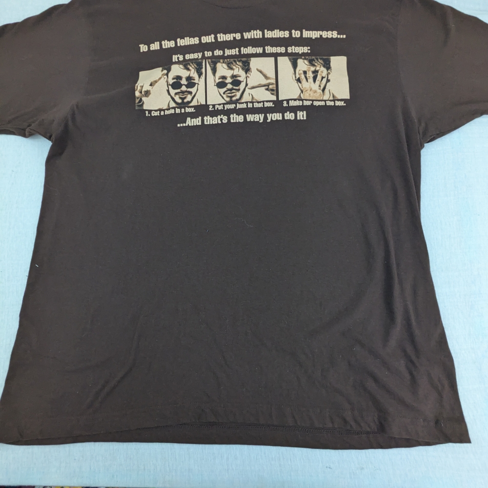 Saturday Night Live Andy Samberg Digital short D*** in a Box Men's Tee Shirt XXL